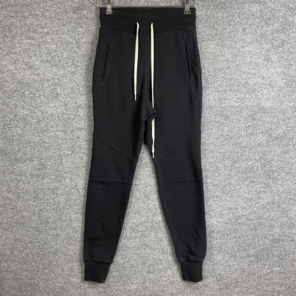 John Elliott Escobar Sweatpants Mens Size 1 Black Excellent Tapered Joggers
